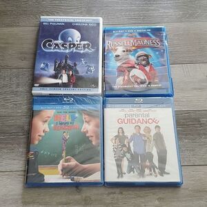 1 DVD & 3 Blu-Ray Movies